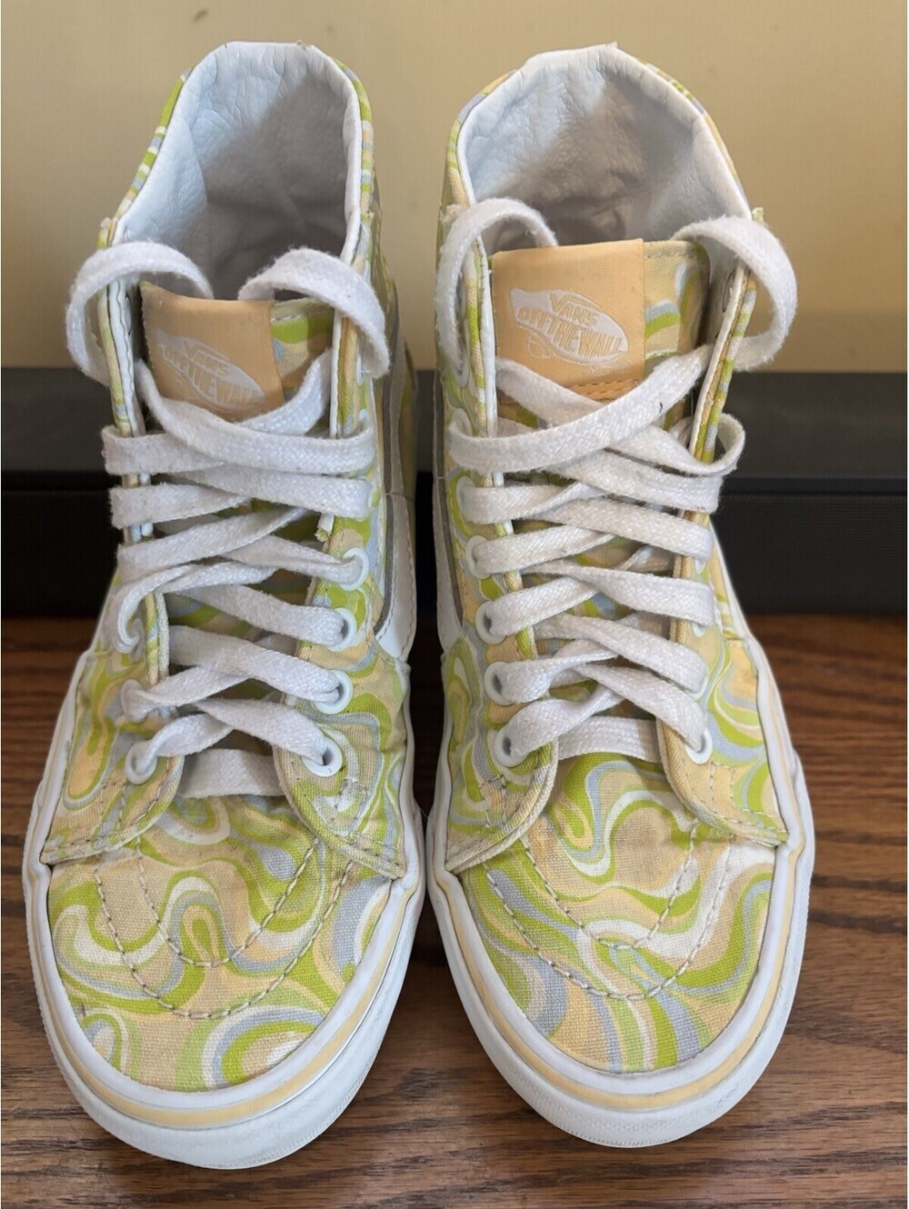 VANS Kids Size 5, SK-8 High Tapered Psychedelic Swirl Hight-top Sneakers